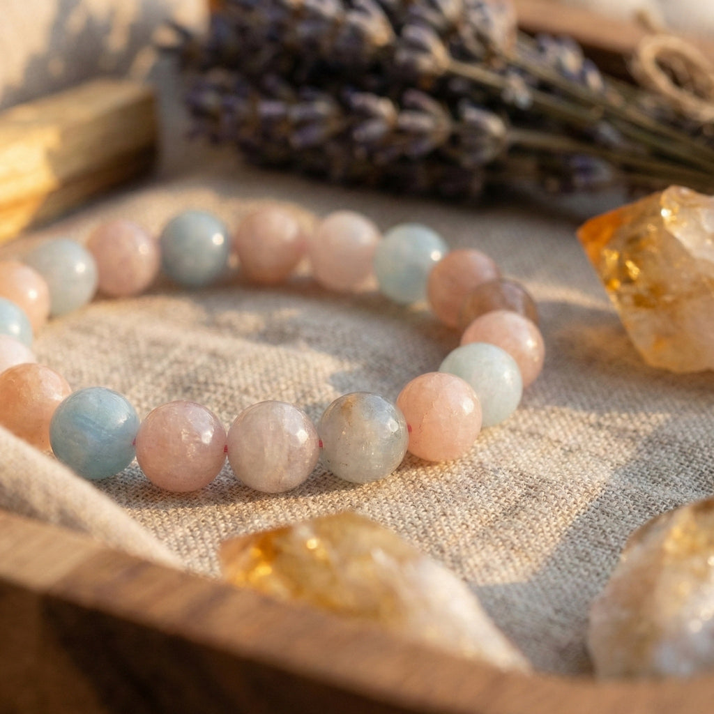 İlahi Sevginin Frekansı: Morganit Bileklik