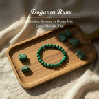 Doğal Malakit Bileklik