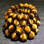 12mm Orijinal Kaplan Gözü Doğal Taş Bileklik