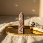 🍯✨ Amber Calcite Stone – Crystal of Clarity, Peace and Light