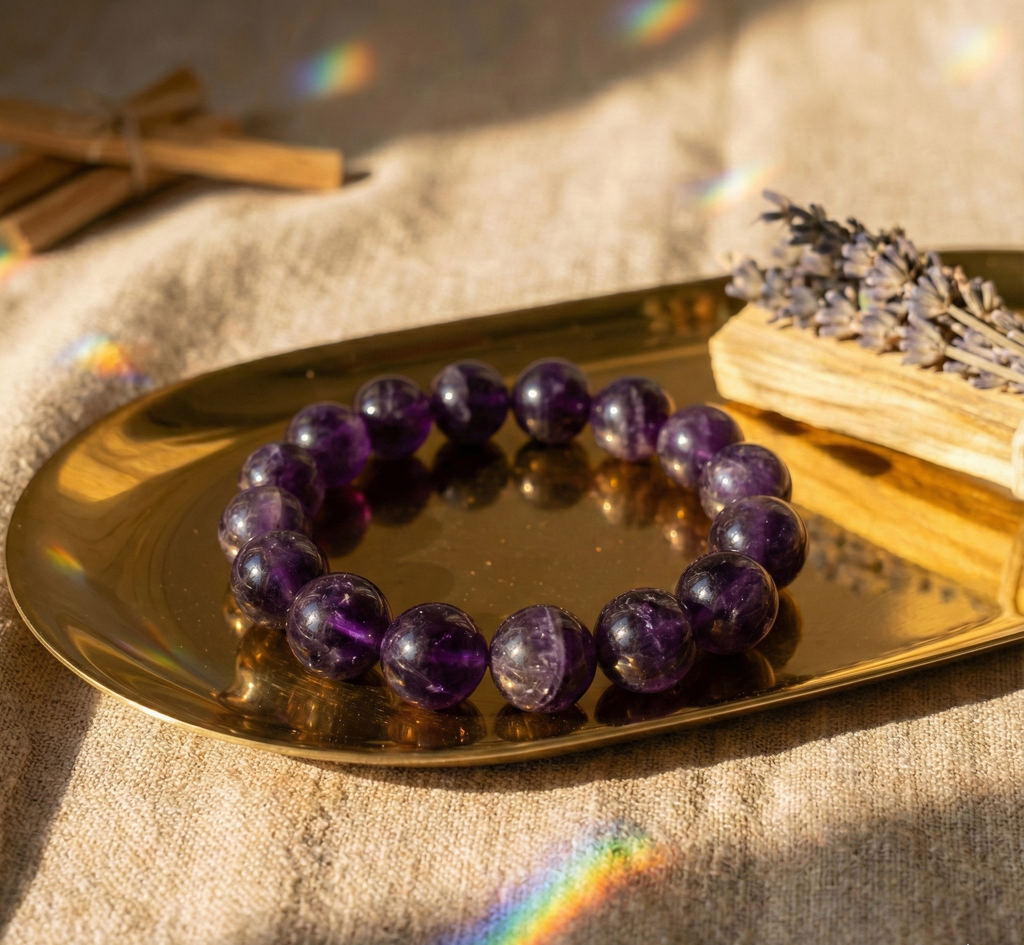 Ametist Bileklik – Huzur ve Arınma