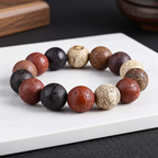 Yin Yang Ahşap Oyma Bileklik – Denge