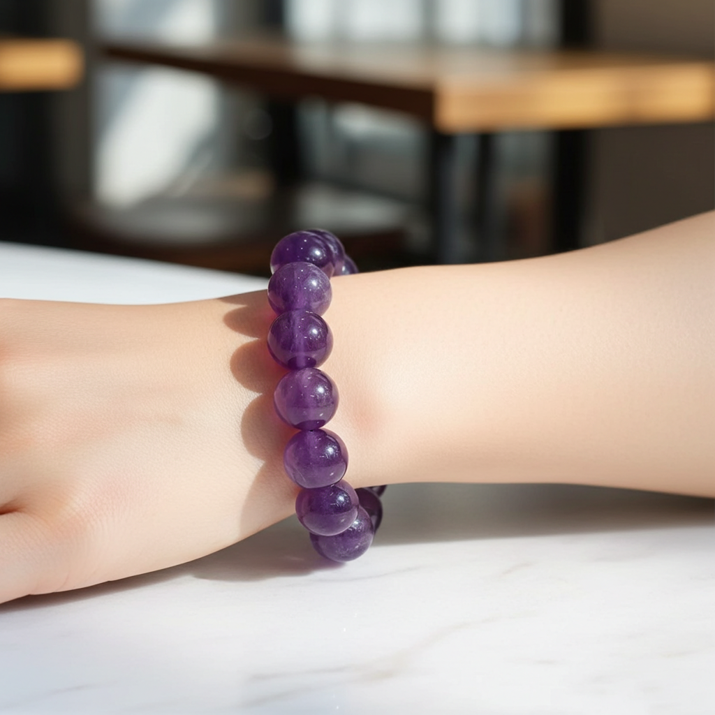 Ametist Bileklik – Huzur ve Arınma