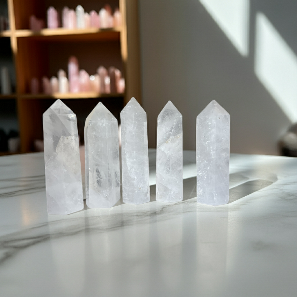 🤍 Kuvars Kristali – Saf Enerji ve Berraklık Kristali