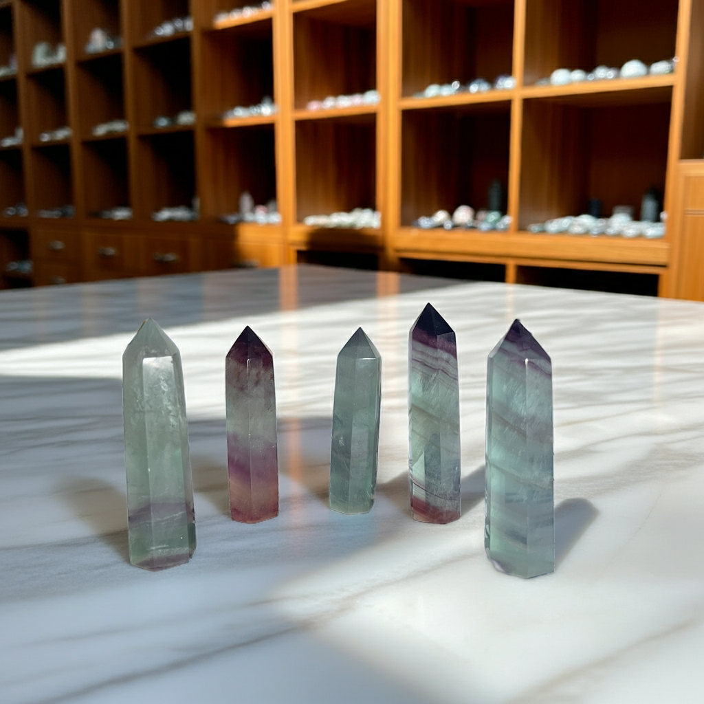 🍉 Karpuz Florit Taşı – Zihin ve Kalp Dengesinin Kristali