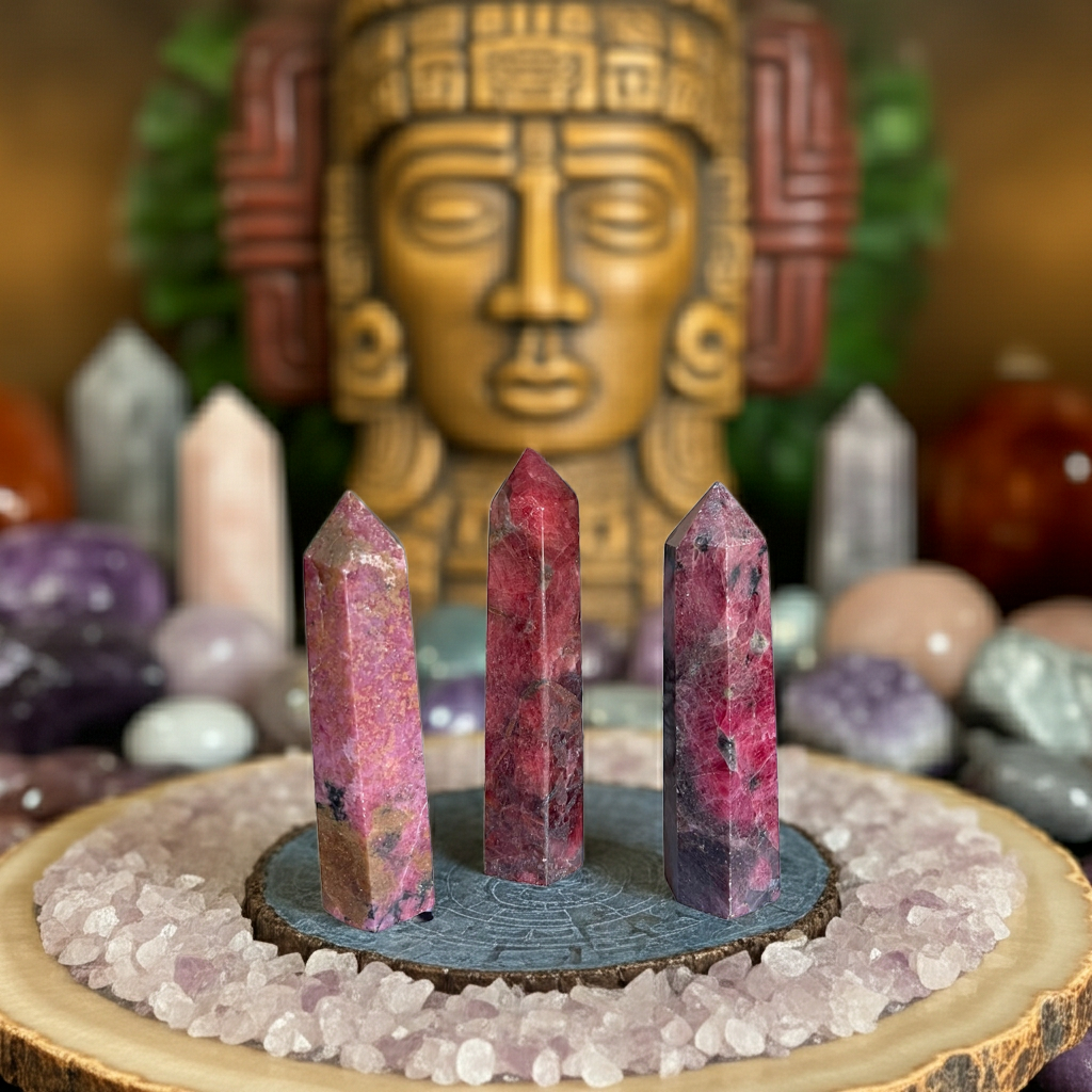 Rhodonite Kule – Sevgi ve Denge Taşı