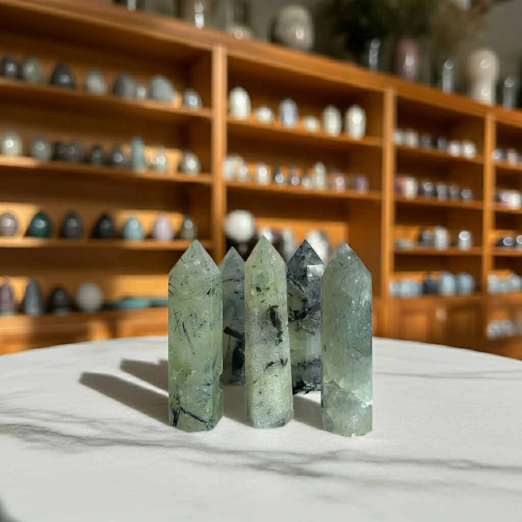 💚 Prehnite Taşı – Huzur, Şifa ve Sezgi Kristali