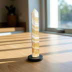 🧡 Portakal Kalsit Kule (Özel Parça) — Özgüven, Neşe ve Yaratıcı Akış