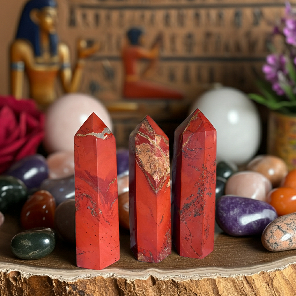 Red Jasper Kule – Güç ve Köklenme Taşı