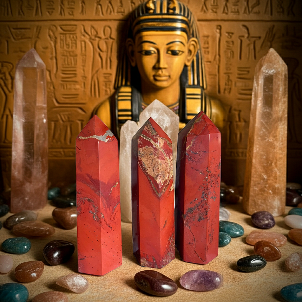 Red Jasper Kule – Güç ve Köklenme Taşı
